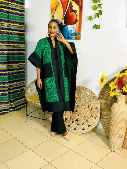 2 Piece African Clothes for Women Fashion 2026 Spring Summer African Short Sleeve Polyester Top Long Pant Matching Sets Outfits