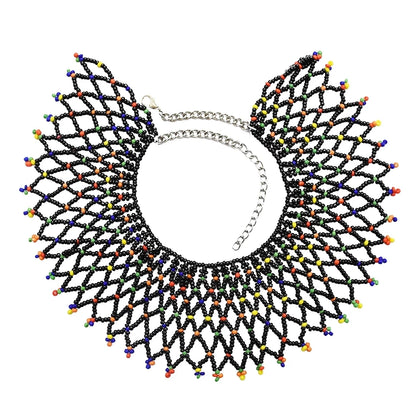 Handmade Boho Ethnic Big Choker Necklace