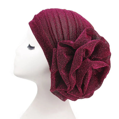 Prewrapped flower turban - WhatNaturalsLove.com