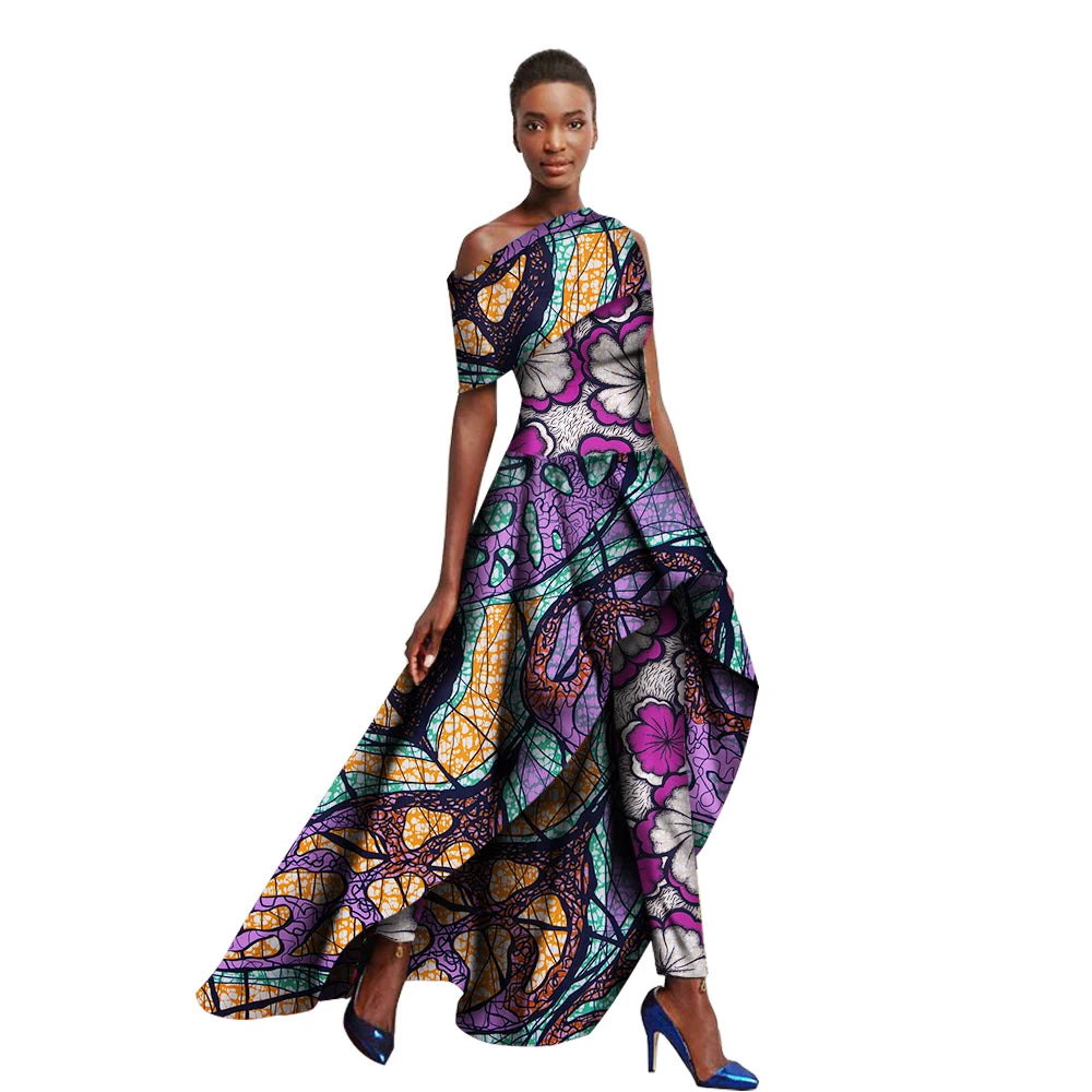 Off-Shoulder Two Piece Ankare Suite for Women