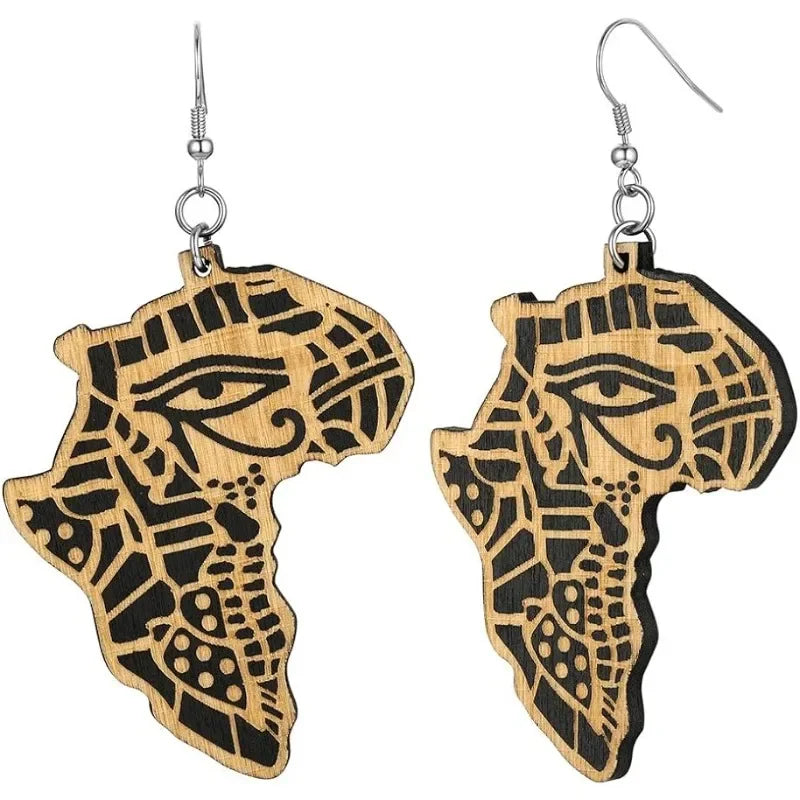 Eye of Horus African Earrings