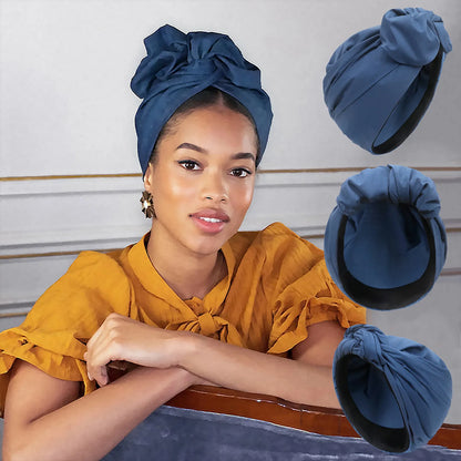 Chic Knotted Turban Headwrap - Elegant