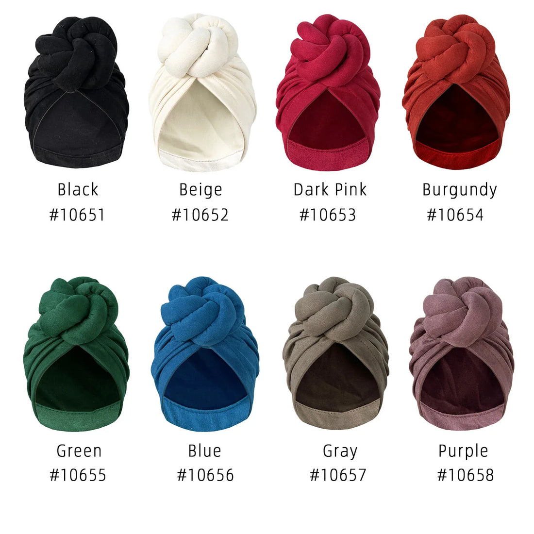 Soft Knotted Turban Headwraps 