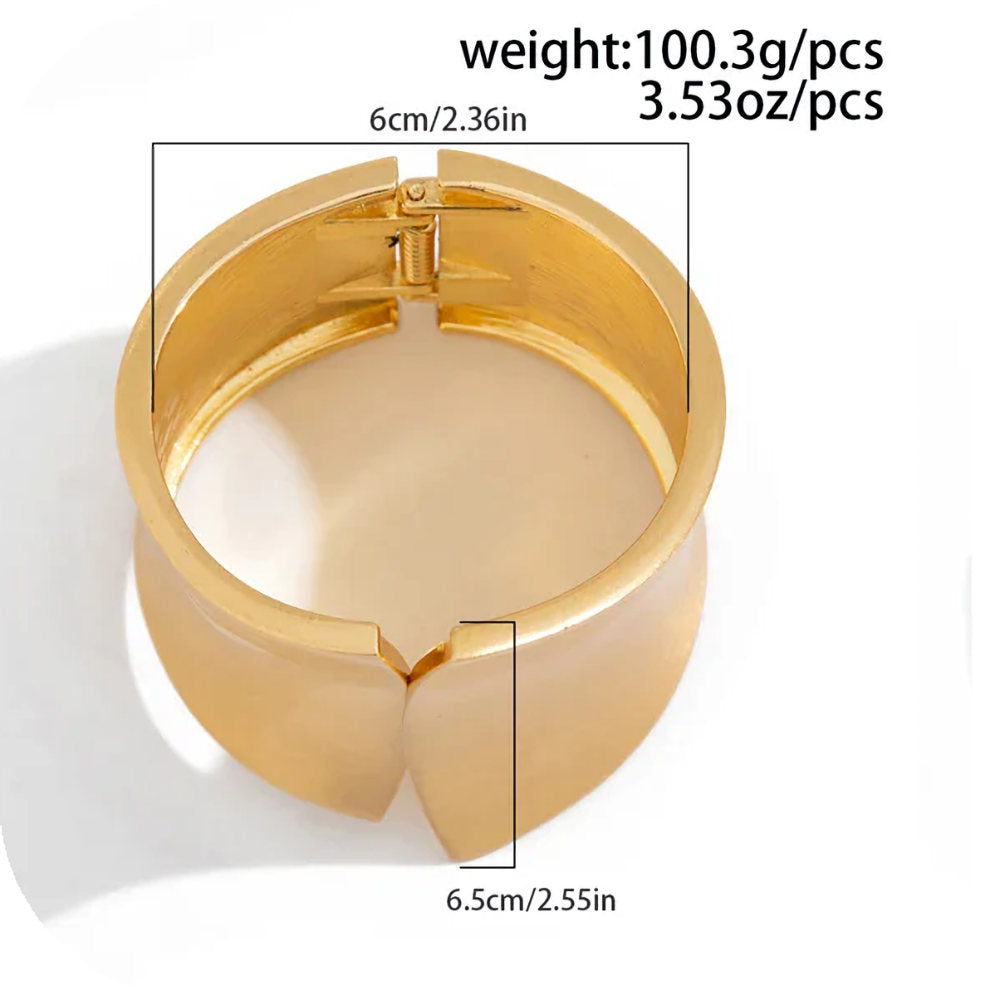 The Empress Cuff: A Matching Gold Loc &amp; Wrist Set