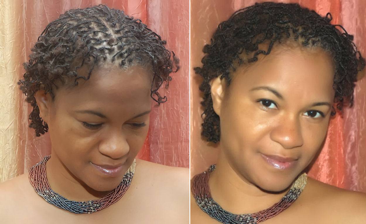 Starter locs. How I started My Loc journey with tiny braids. 