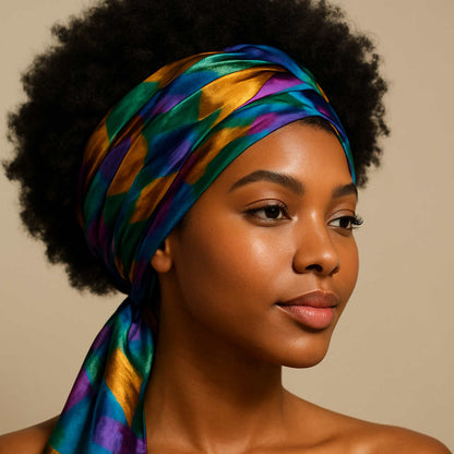 Pure 100%  Natural Silk Long Printed Scarf for all seasons