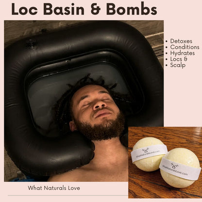 Wasbak voor Locs, Dreadlocks, Microlocs