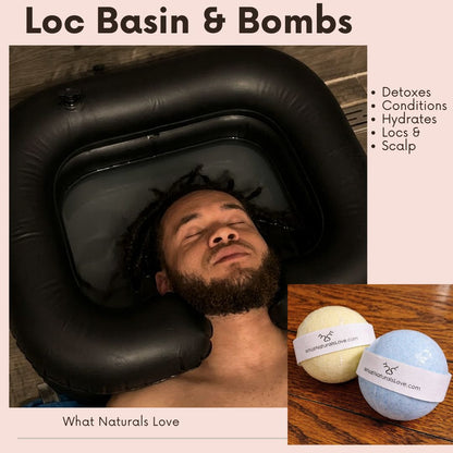 Wasbak voor Locs, Dreadlocks, Microlocs