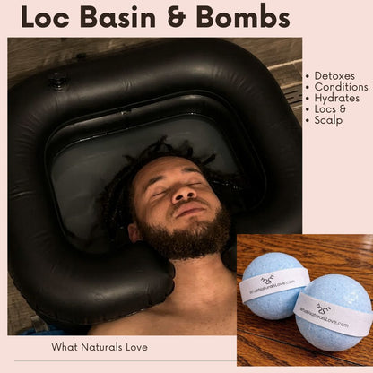 Wasbak voor Locs, Dreadlocks, Microlocs
