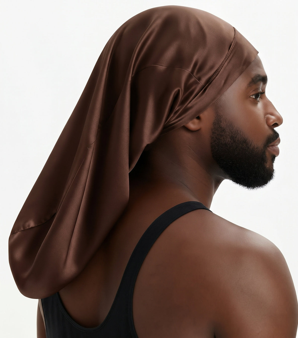100% Mulberry Silk Sleep Bonnet for Long Hair
