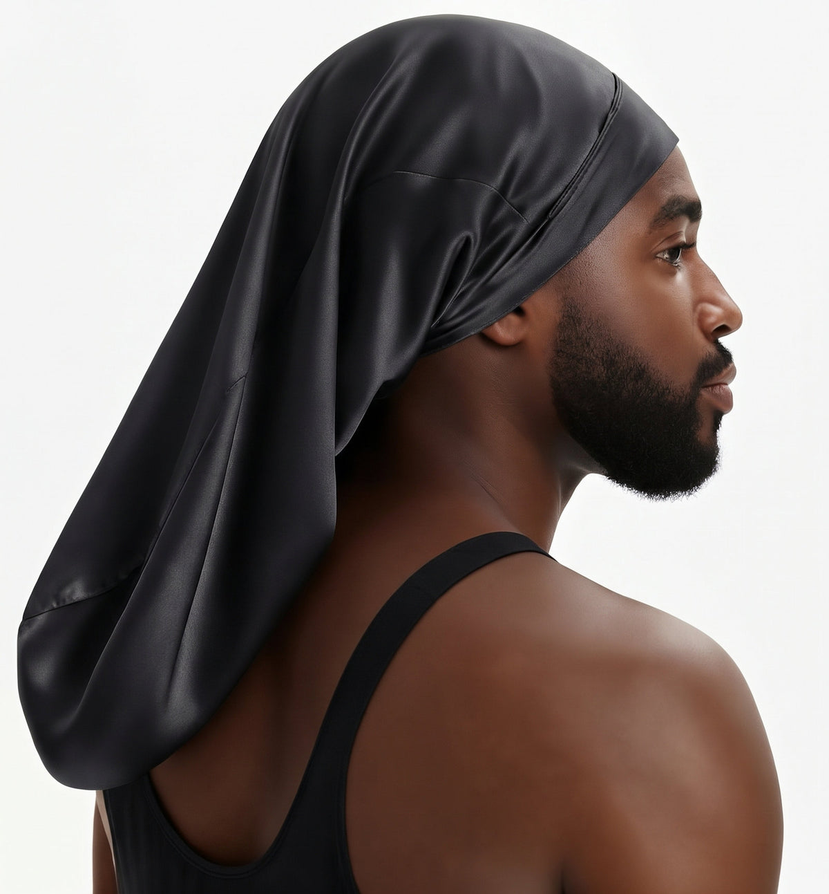 100% Mulberry Silk Sleep Bonnet for Long Hair