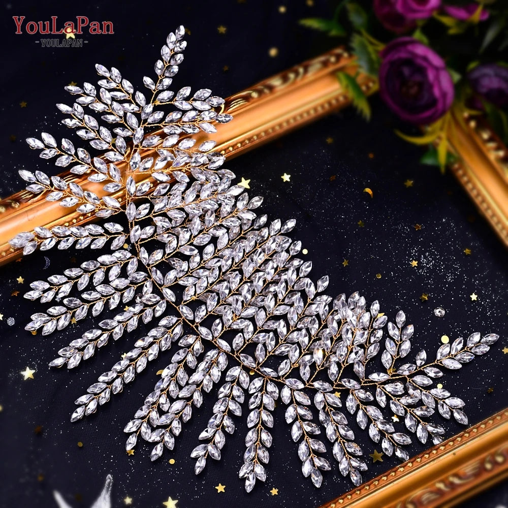 Bridal Crown Tiara – Luxury Boho Wedding Headpiece