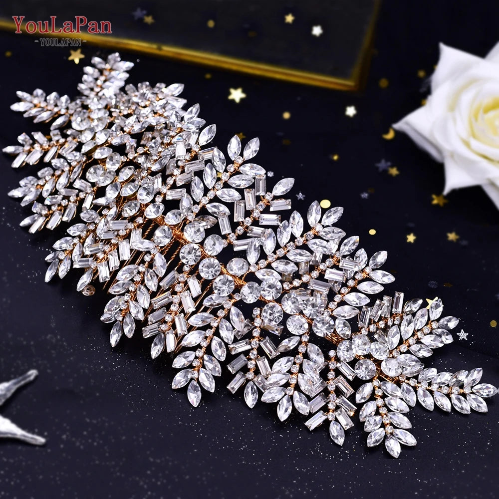 Bridal Crown Tiara – Luxury Boho Wedding Headpiece
