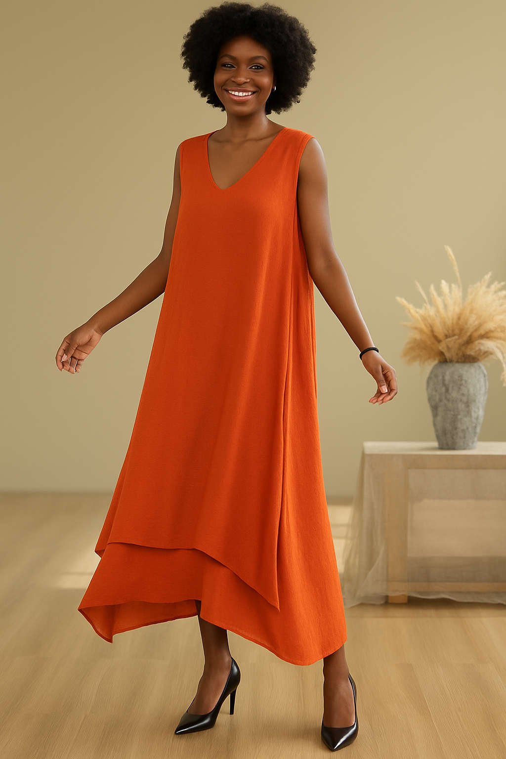 Moroccan Magic Dress Linen