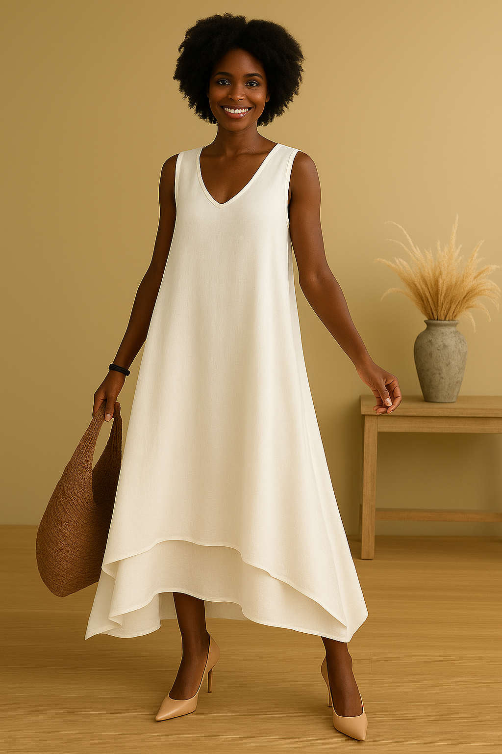 Moroccan Magic Dress Linen