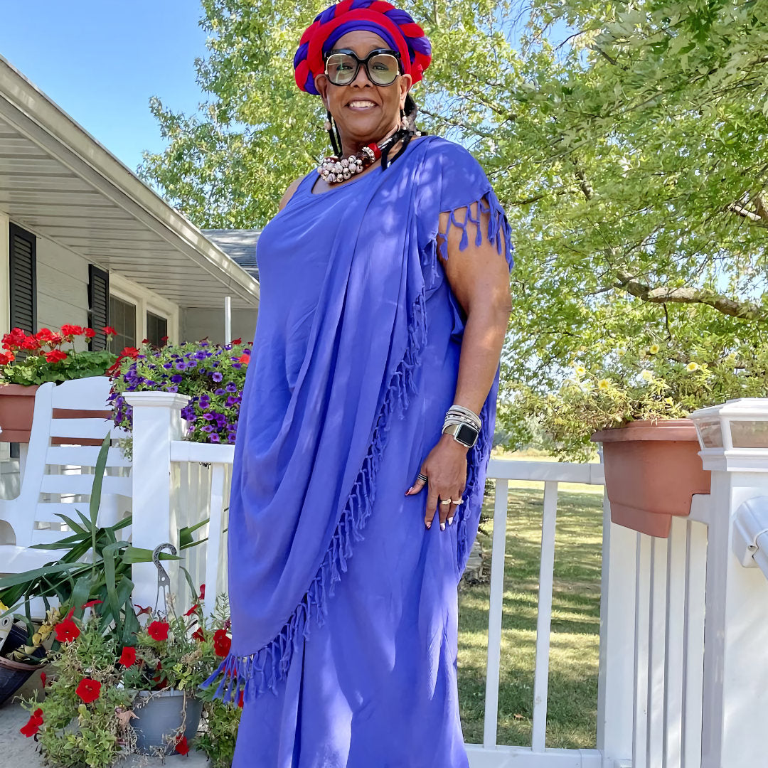 Moroccan Magic Dress with Fringe customer review