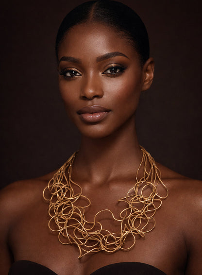Entwine Wearable Art Necklace\