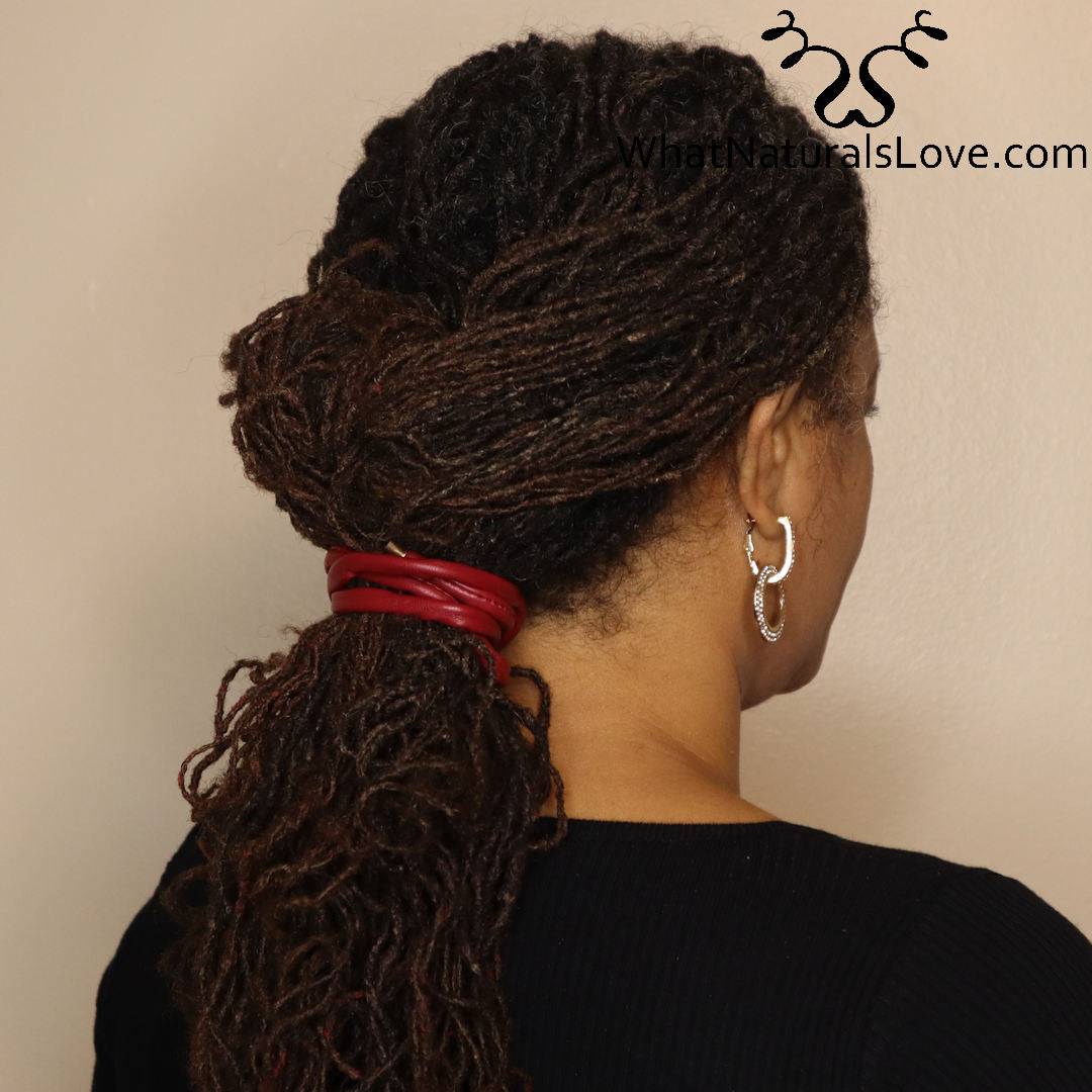 Non damaging Tension Free Easy to use Ponytail Holder for Locs