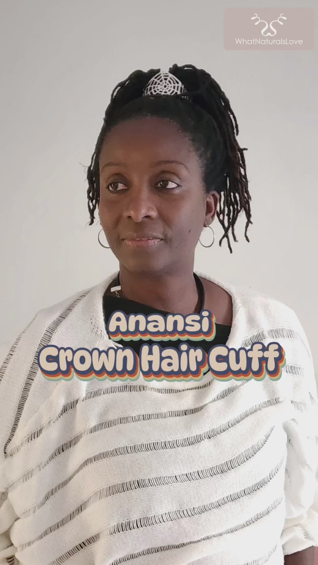 Anansi Crown – Hair Cuff for Locs, Braids &amp;amp; Natural Styles