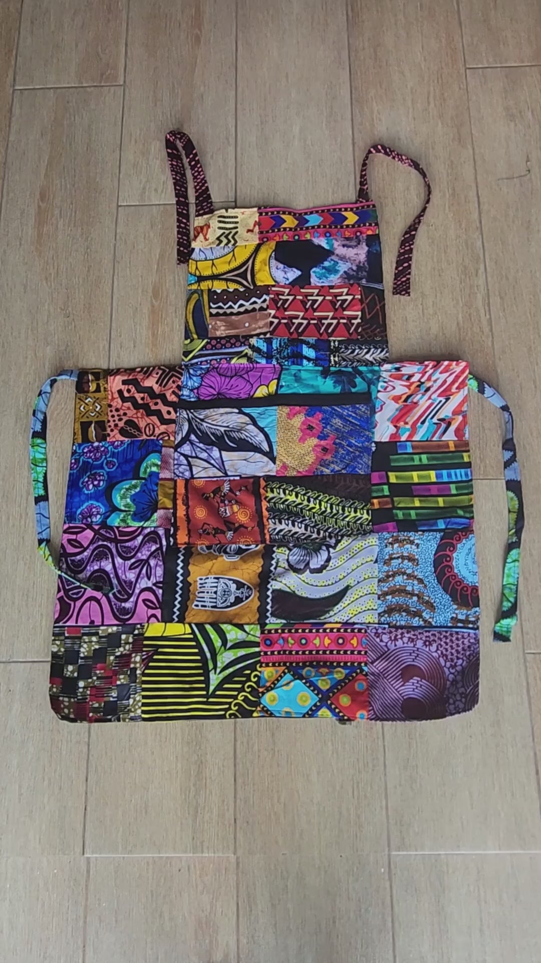 Quilted African Oven Mitts and African Apron Sets
