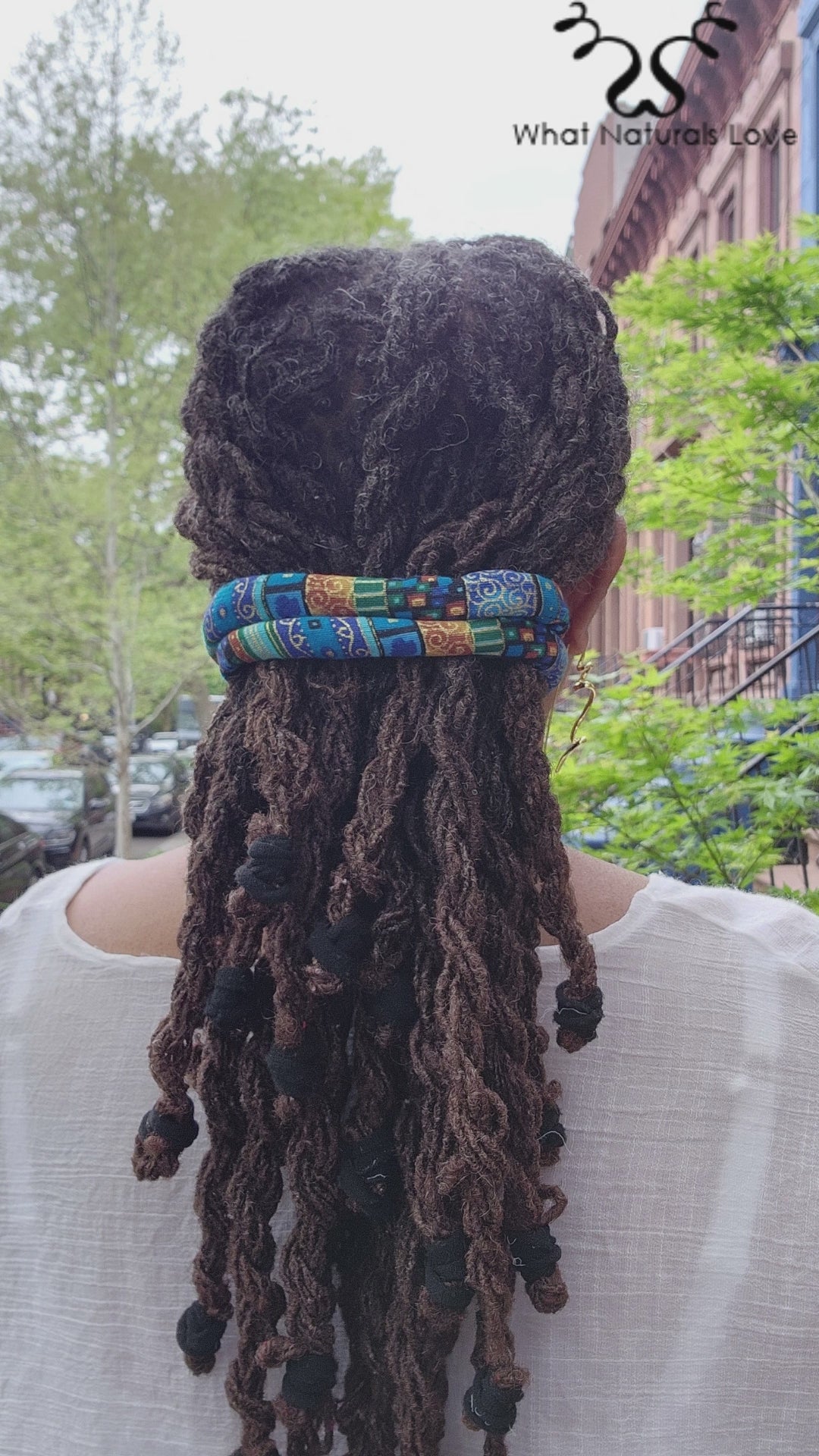 Élastique à cheveux moulable pour Locs, Sisterlocks, tresses et bouffées Afro