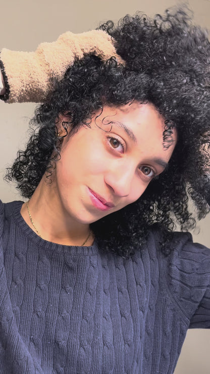 Loc Glove to clean, maintain and dry locs