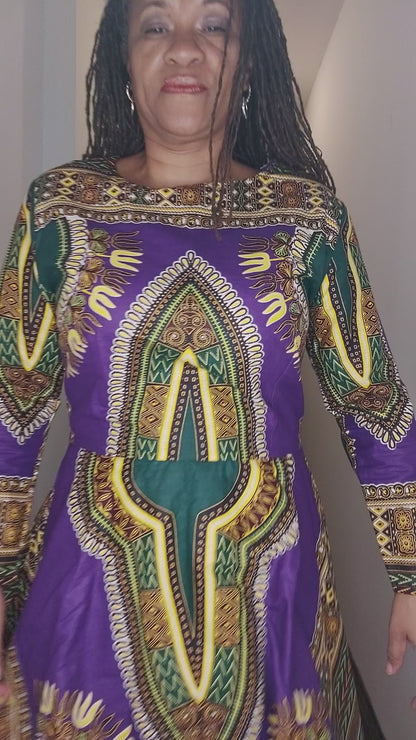 High Low Dashiki Dress (5).mp4