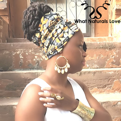 Long Tail Tube Wrap to style and protect Locs, Sisterlocks and Dreadlocks Perfect for Mother&