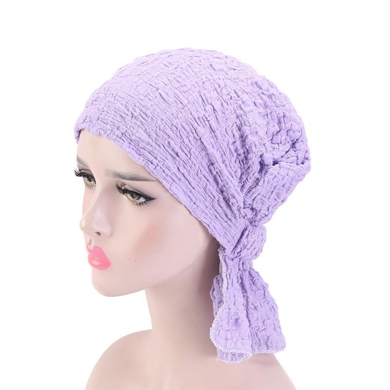 Stretchy Cotton headscarf - Breathable
