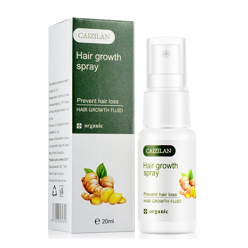 Spray revitalisant au gingembre pour la croissance des cheveux