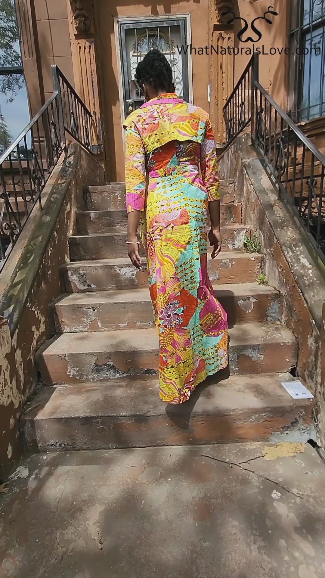 Bazin Rich Afrikaanse maxi-jurk in XS tot 6X