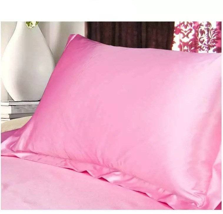 Simulation silk ice silk satin single pillowcase