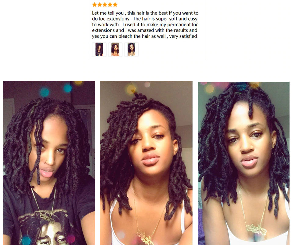 Peruvian Remy Afro Kinky Bulk Human Hair for Locs &amp; Braids