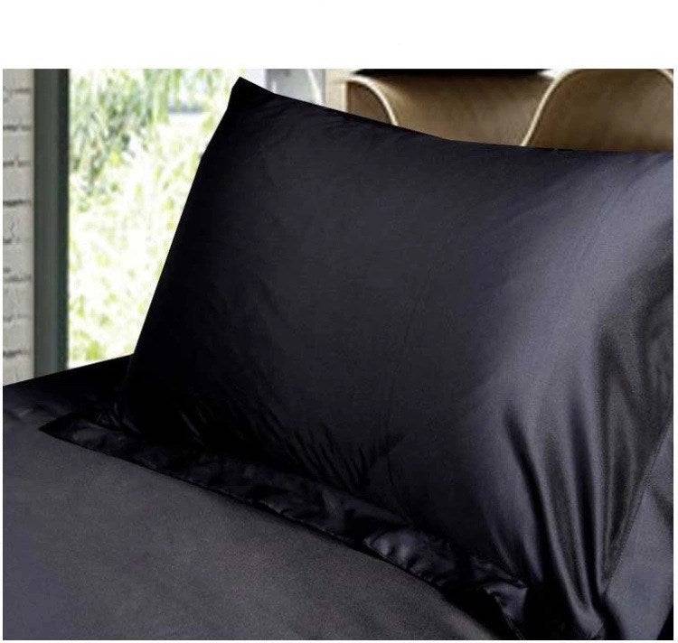 Simulation silk ice silk satin single pillowcase