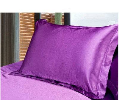 Simulation silk ice silk satin single pillowcase