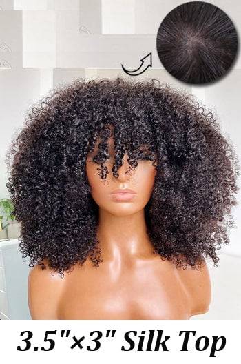 Janina Mongolian Afro Kinky Curly Wig