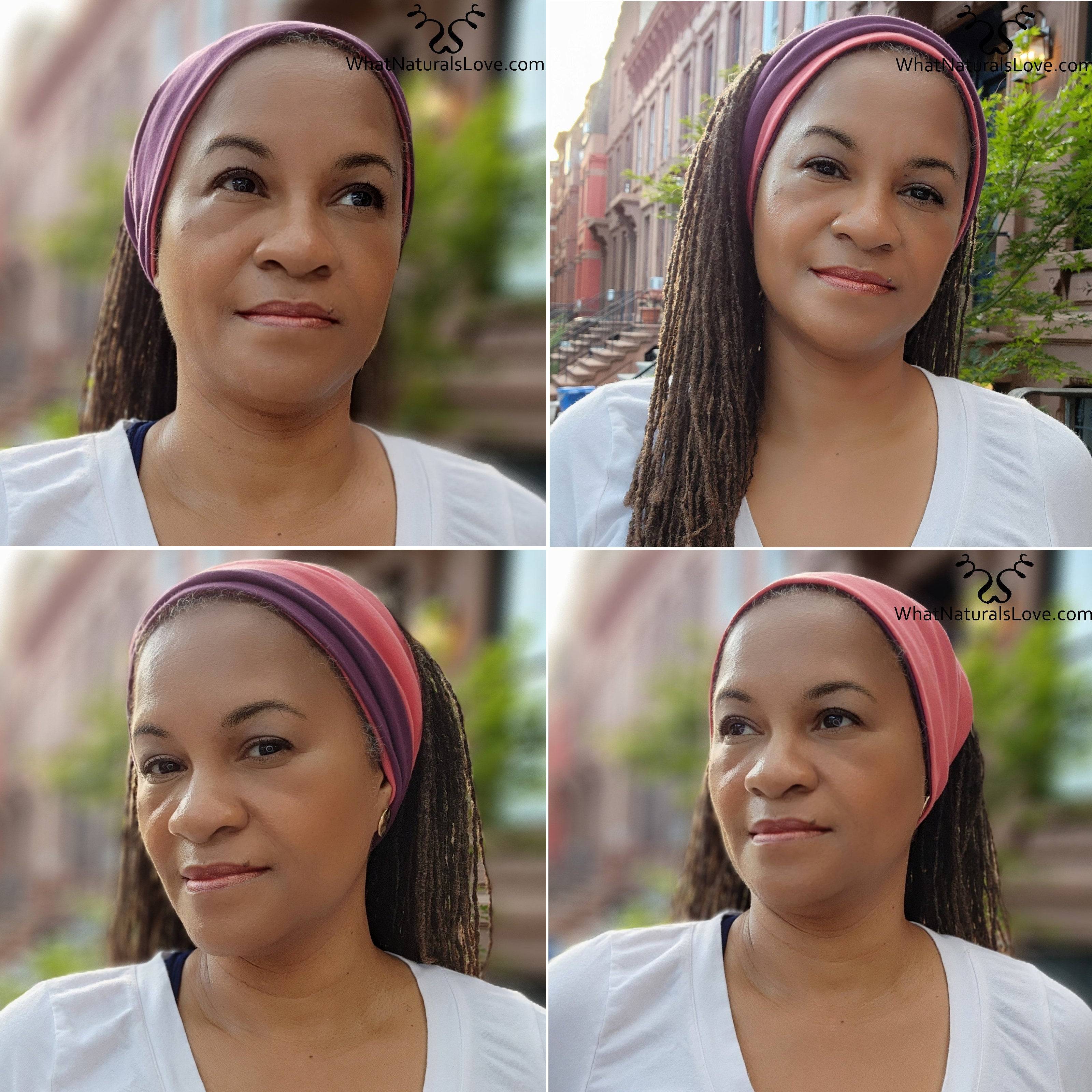 8 in one Sports Headband for locs, Braids, Sisterlocks and long hair