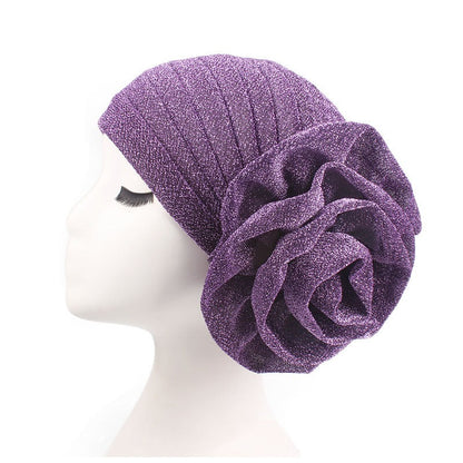 Big flower turban Pre wrapped Perfect for Memorial Day 2024