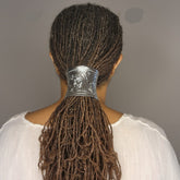 Classic Cuff for Locs and Braids SIlver Perfect for Memorial Day 2024