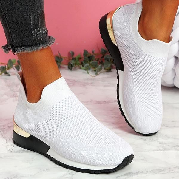 Comfortable slip sales on trainers