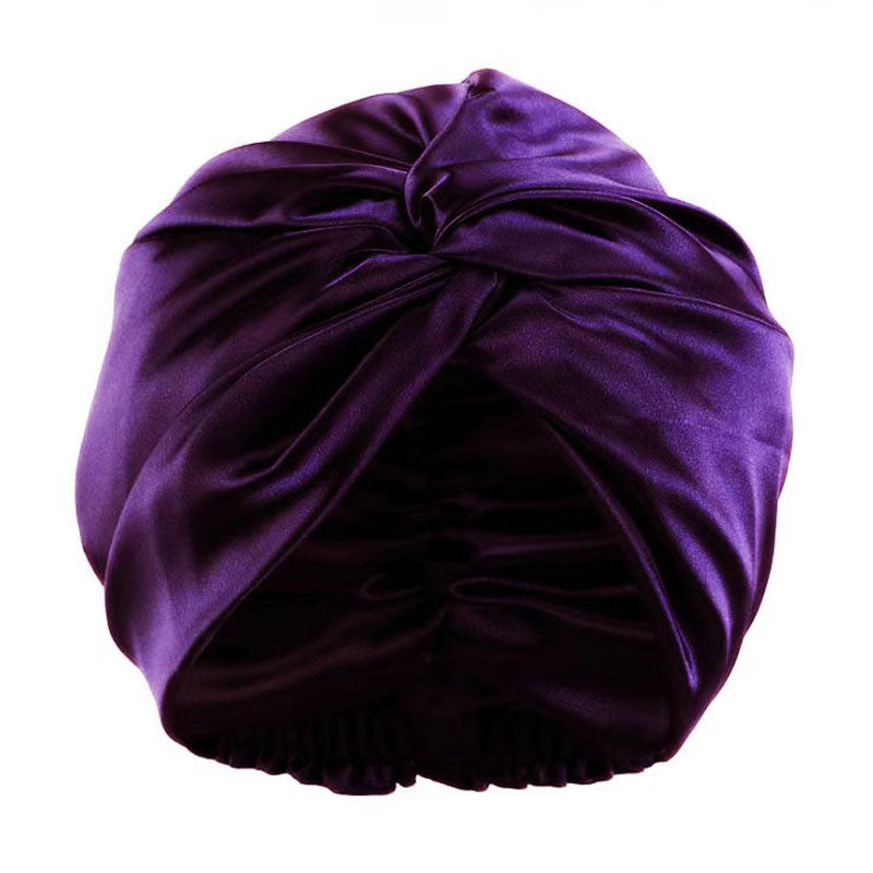 Silk Bonnet Amara De Luxe 100% Mulberry Silk to protect Locs and Natural Hair