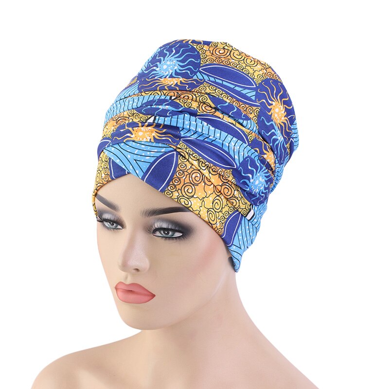 Prewrapped African Headwrap Turban