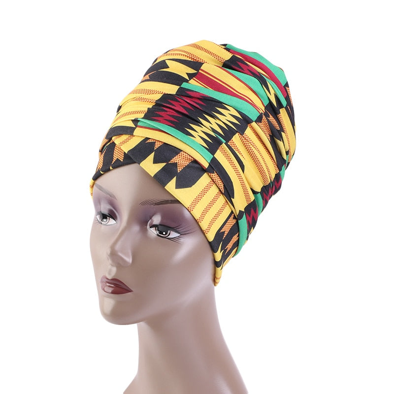 African Tube Head Wrap Perfect Gift for fathers day 2024