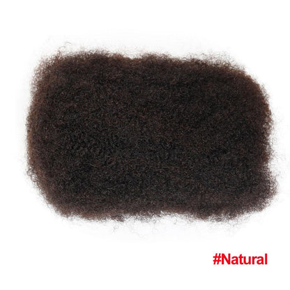 Péruvien Remy Afro Kinky Bulk Cheveux Humains pour Locs &amp;amp; Tresses - couleur naturelle
