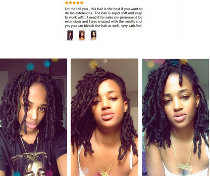 Afro Kinky Bulk Human Hair for Locs &amp; Braids - Remy Peruvian 