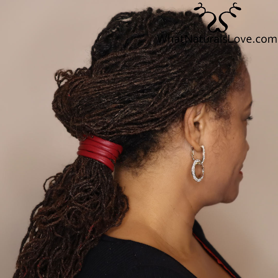 Non damaging Easy to use Ponytail Holder for Locs