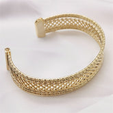 Gold Hollow Luxury Charm Bracelets For Women