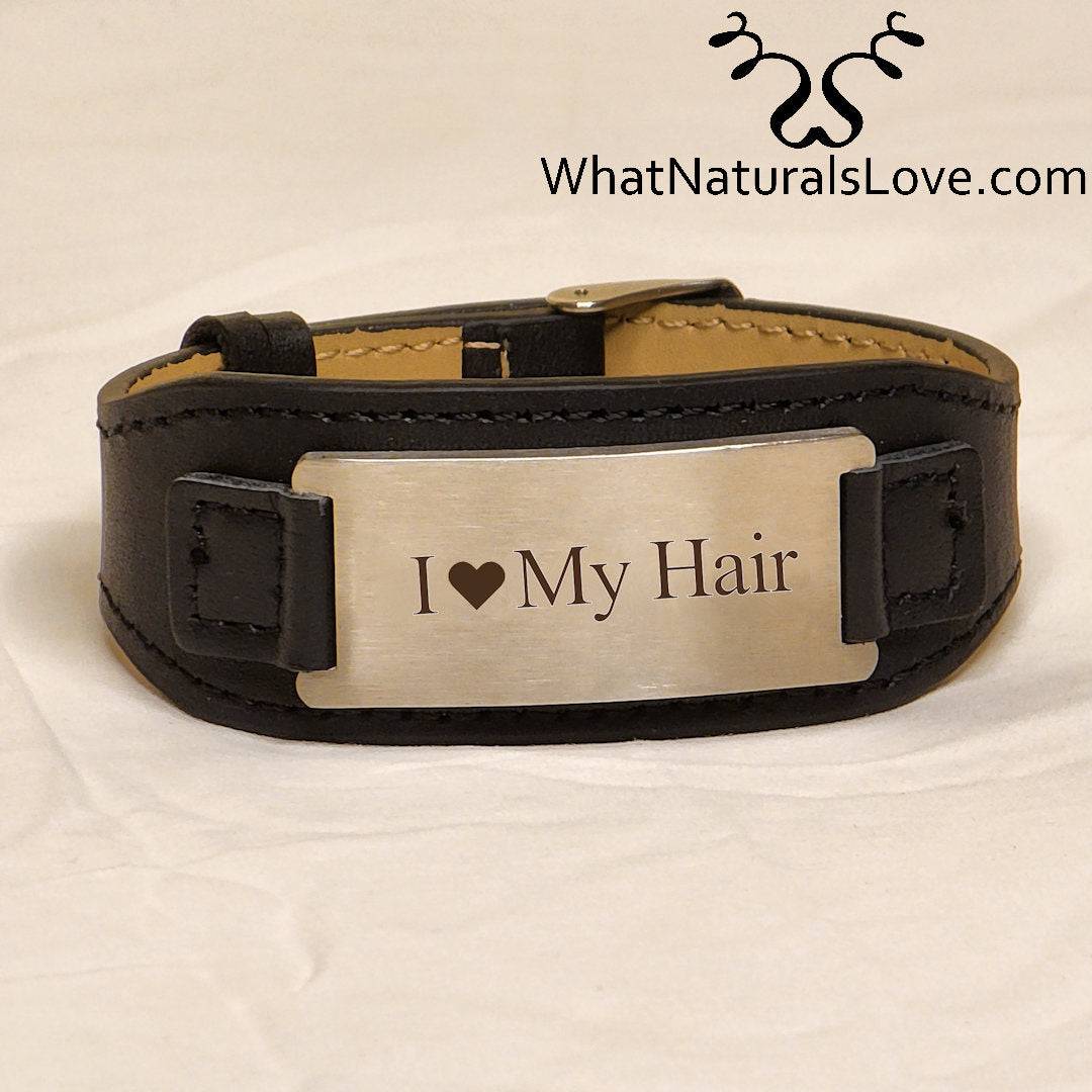 Genuine Leather Hair tie for Locs, Braids and Afro Puffs