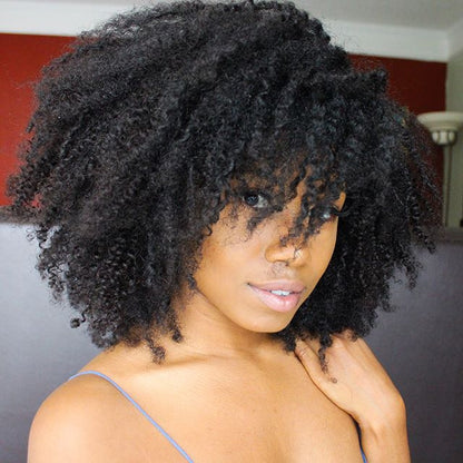 Mongolian Afro Kinky Hair that blends with 4C Hair