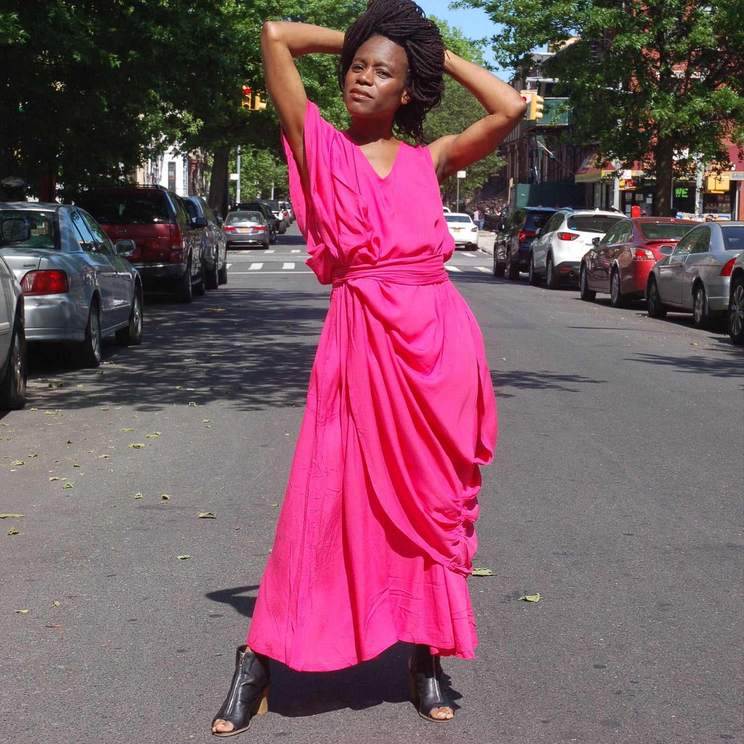 pink moroccan dress Moroccan Magic Dress One Size Fits Most